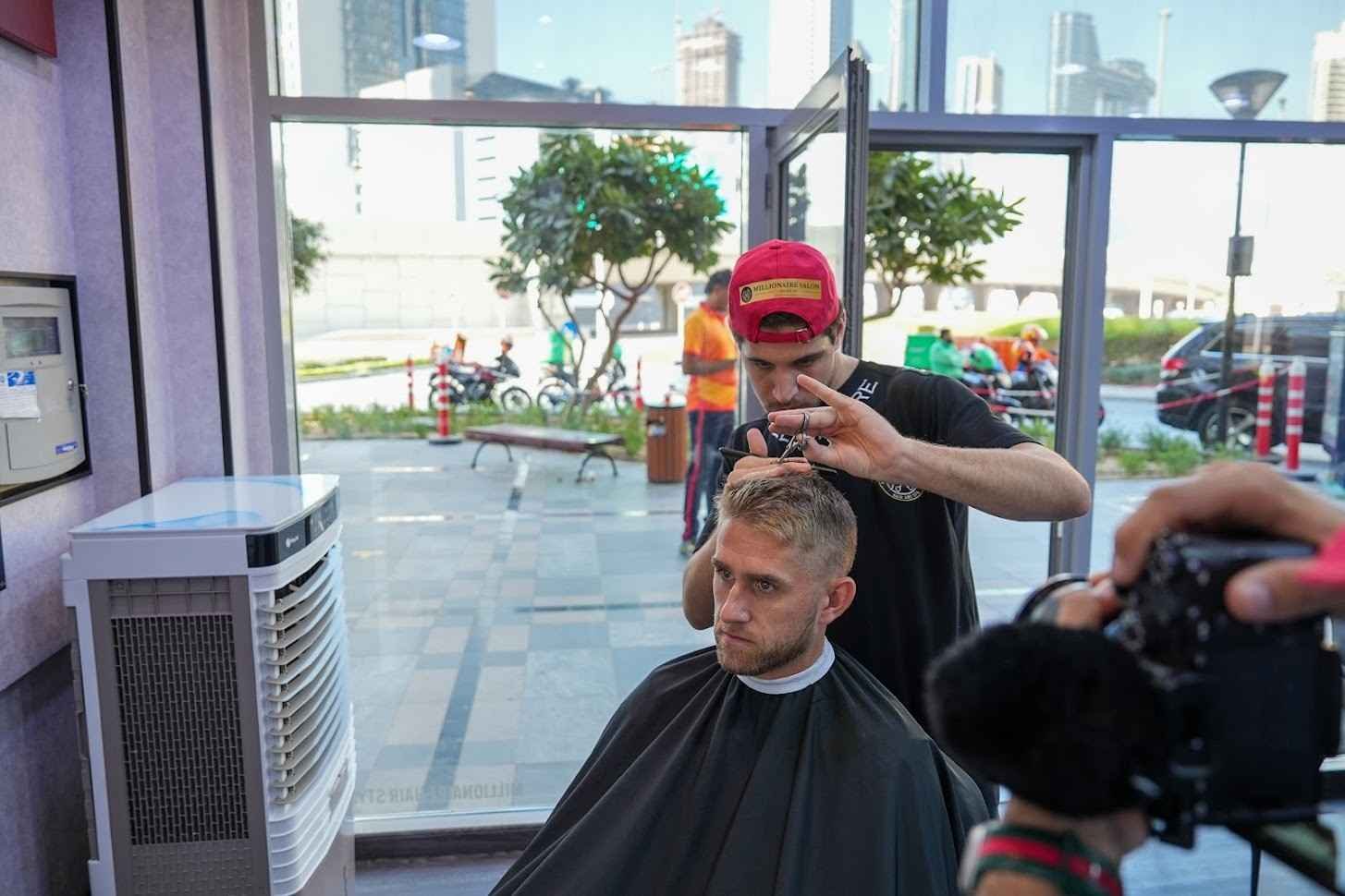 Professional athlete at Millionaire Salon
